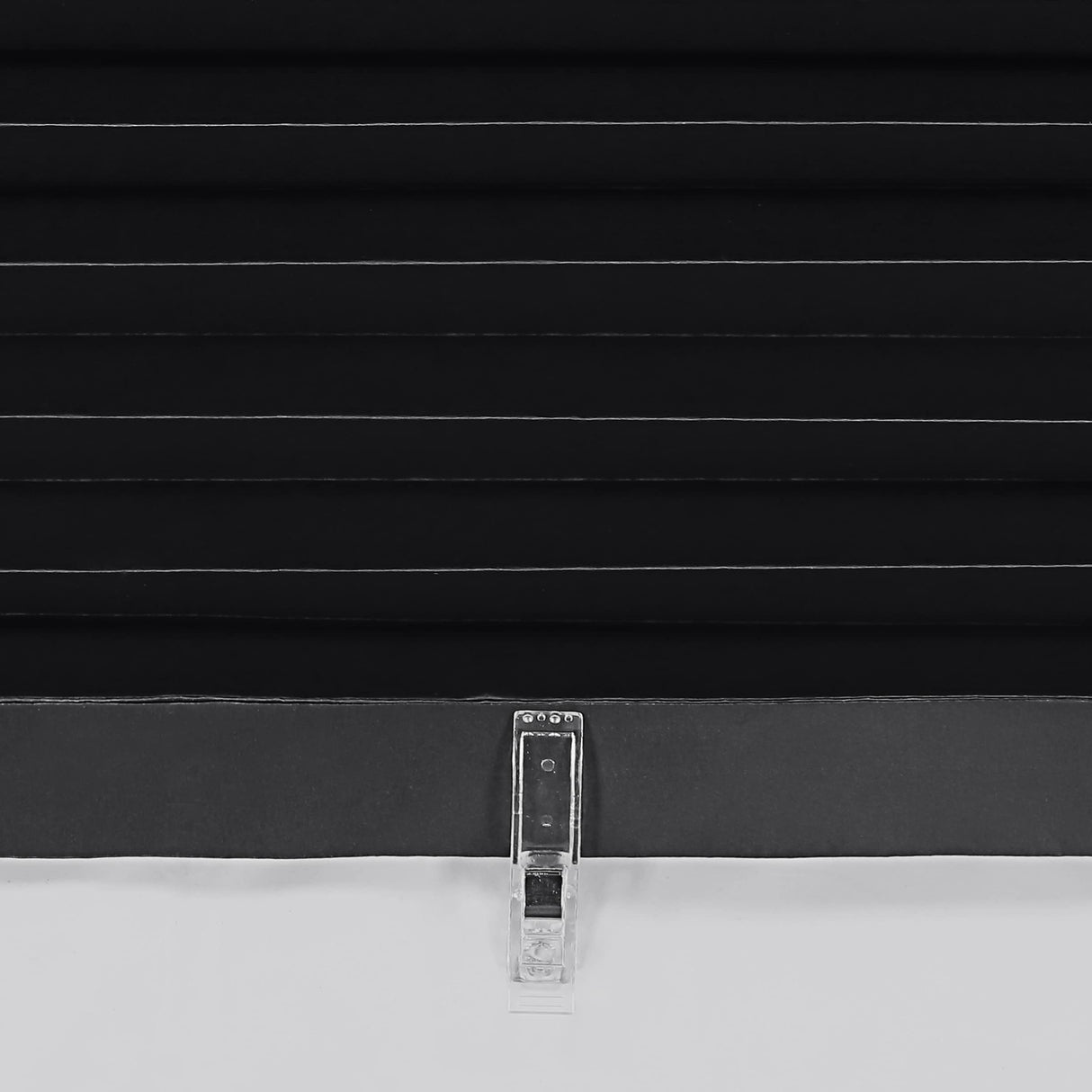 ECLIPSE Blackout Paper Pleated Shade - Cordless Durable Cut-to-Width Multi Pack Window Shades, 48 in x 72 in (2 Pack), Black Eclipse