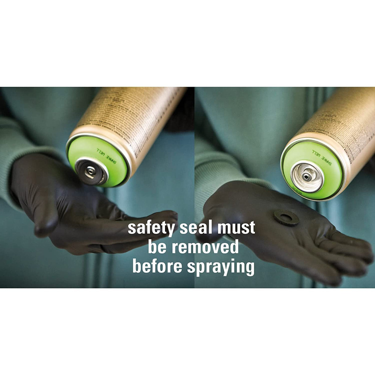 Montana Black 400ml Popular Colors Set of 12 Graffiti Street Art Mural Spray Paint Montana Black