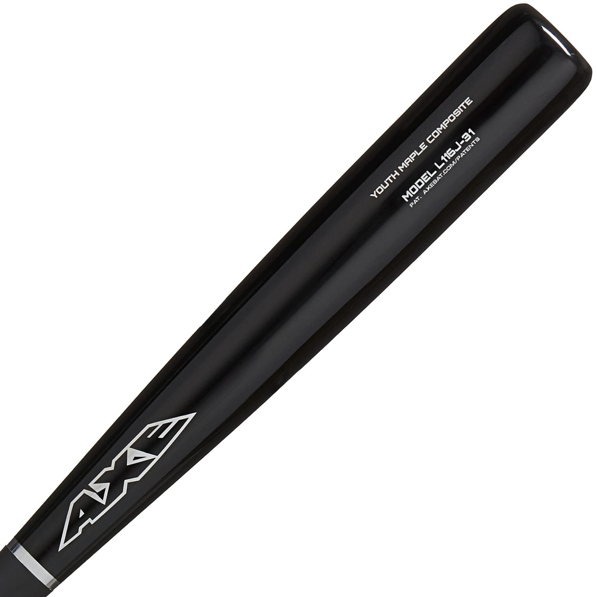 Axe Bat Youth Maple Composite Wood Bat 29" Black with Grip Tape, Cupped End Axe