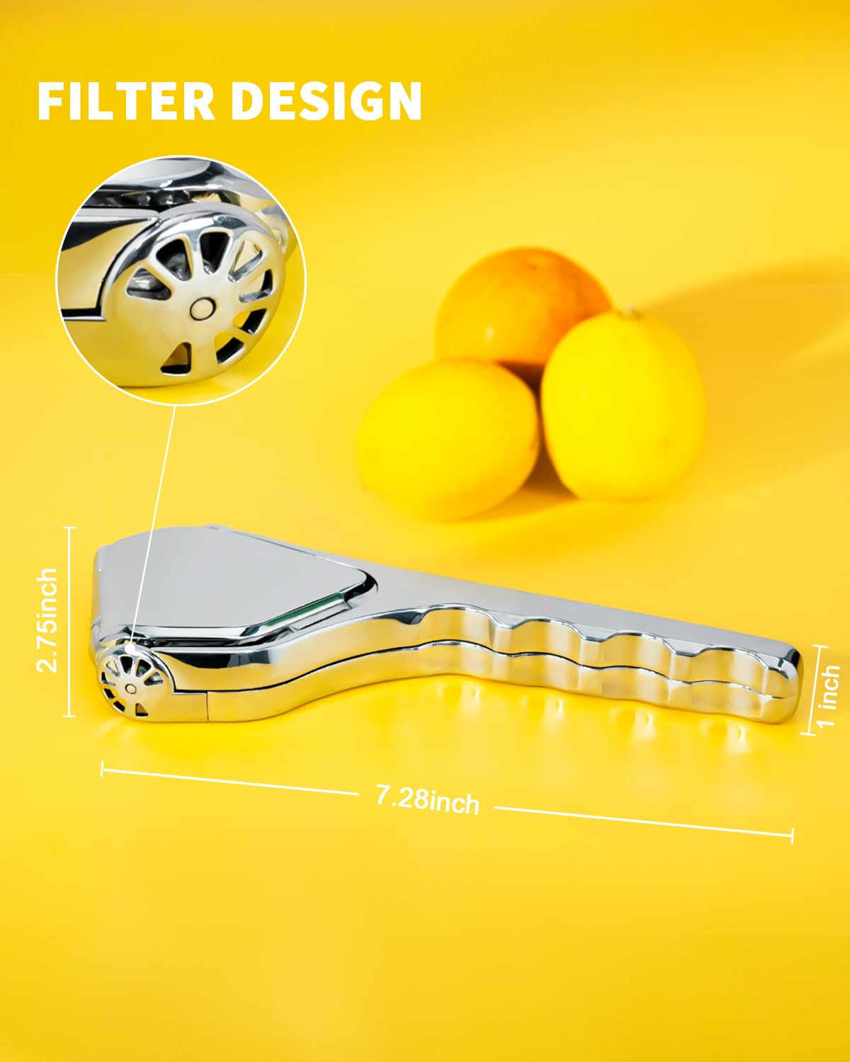 Bagrox Lemon Squeezer, Stainless Steel Lemon Juicer, Manual Juicer for Lemon Citrus Lime Orange, Handheld citrus Squeezer Bagrox