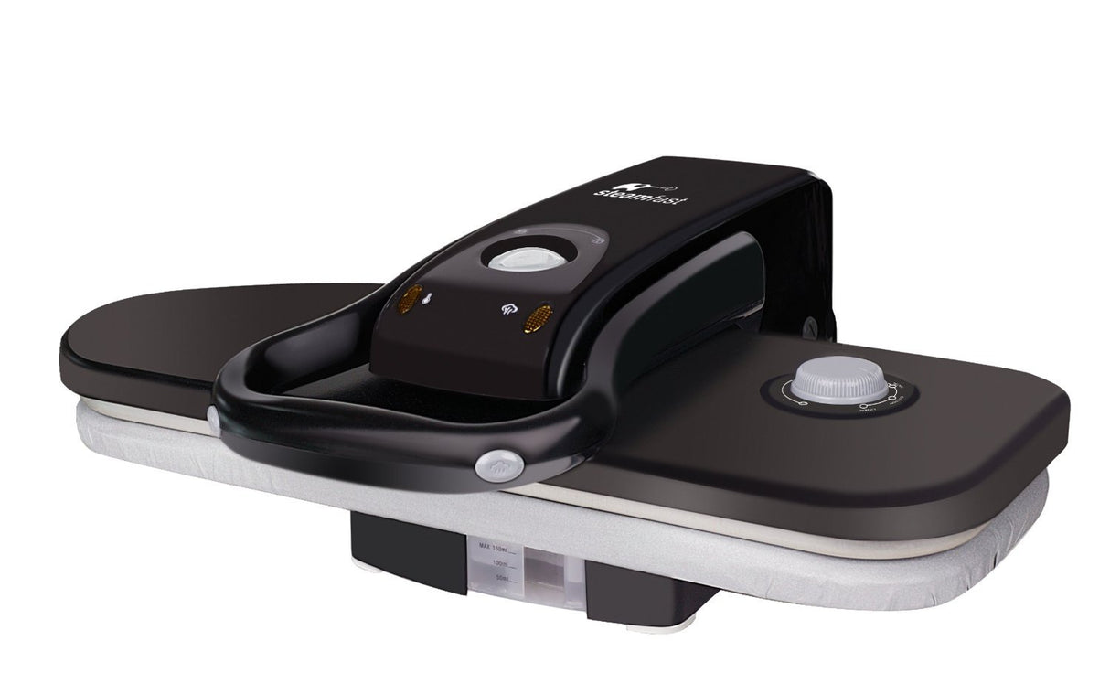 Steamfast SF-623 Mid-Size Steam Press with Multiple Fabric Settings and Steam Burst Function, Black, 20.47" L x 17.16" W x 6.73" H Steamfast