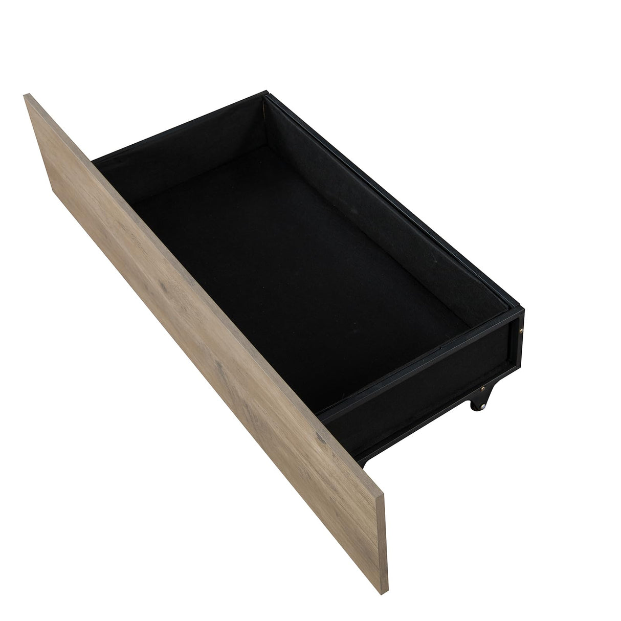 Farmhouse Queen Bed Frame with Storage Drawers & Bookcase Headboard - LED Lights, USB Charging Station, Sliding Barn Door, Wooden Platform Bed No Box Spring Needed Rustic Oak Bedroom Furniture Set SLEERWAY