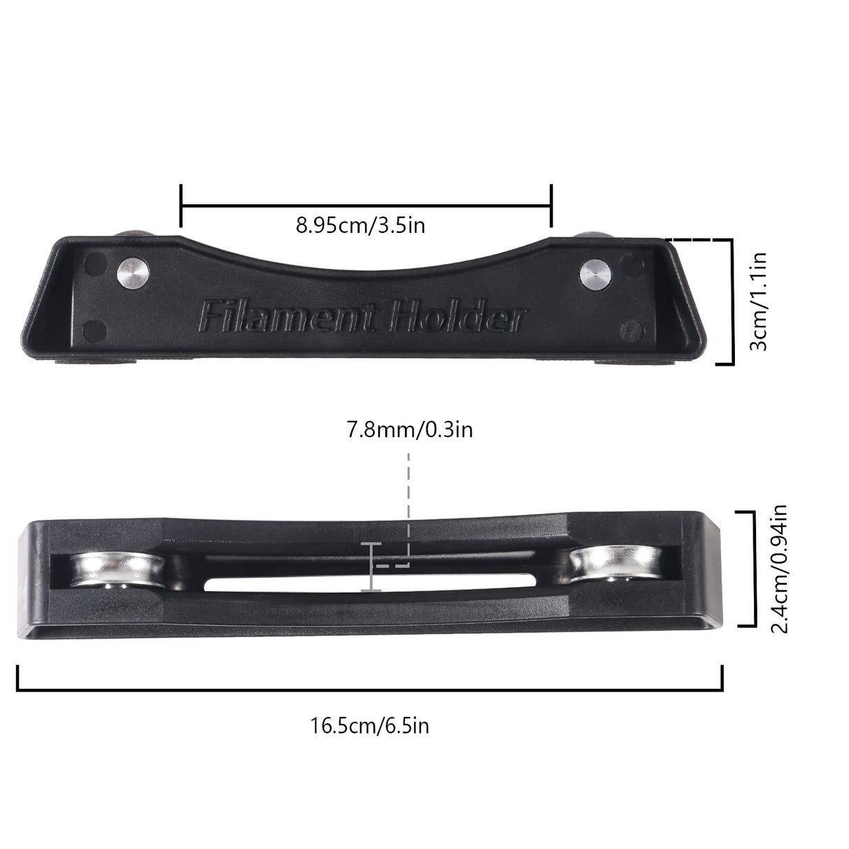 Aobao 4pcs 3D Printer Filament Spool Holder Stand Metal Bearing Design Compatible with All Filament Types for PLA/ABS/TPU and Other Printing Materials Aobao