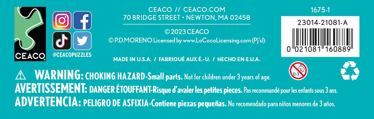 Ceaco - Glow in The Dark - Dinoland - 100 Piece Jigsaw Puzzle Ceaco