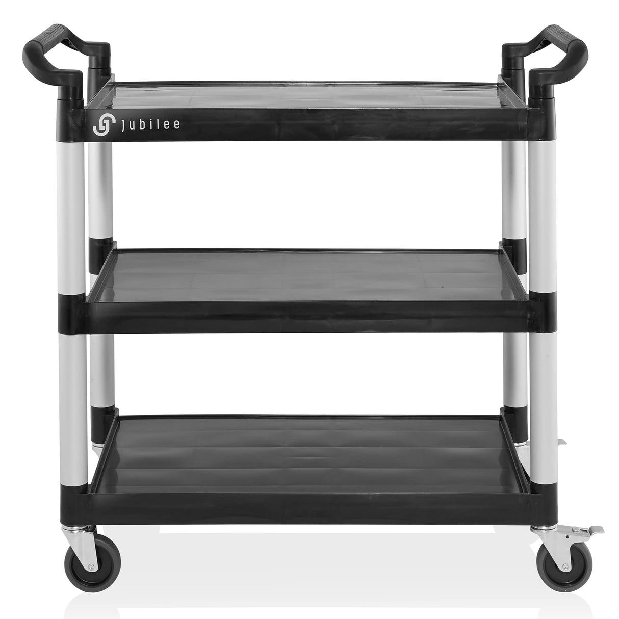 Jubilee Heavy-Duty 3-Tier Utility Service Cart with Wheels, 40.25" x 38.5" Jubilee