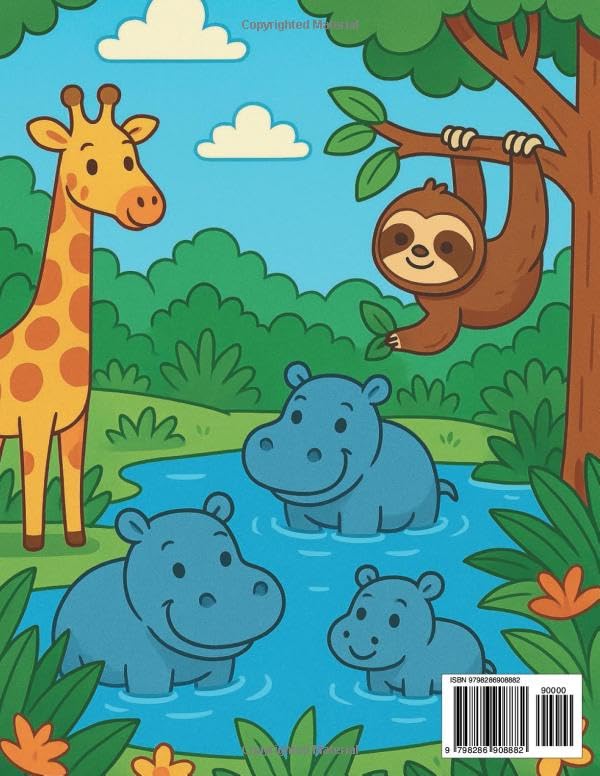 Jungle Coloring Book WoodArtSupply