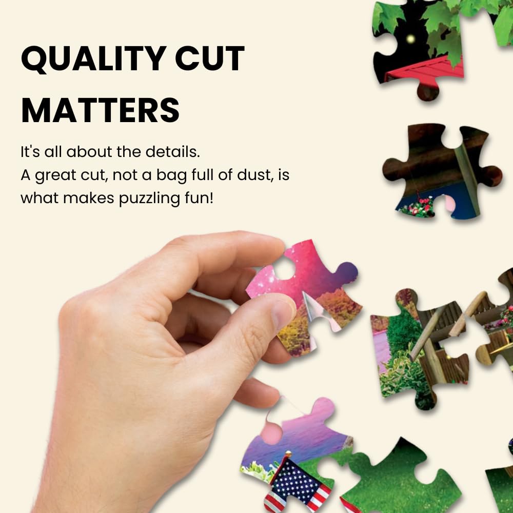 MasterPieces - 300 Piece Jigsaw Puzzle, Large EZ Grip Shapes, Coastal Getaway, Fun for Adults, Seniors, Family, Kids, Non-Glare Finish, 18"x24" Masterpieces