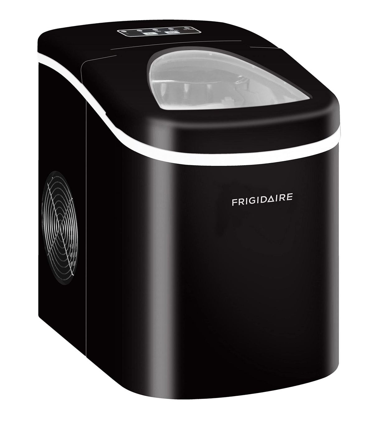 Frigidaire, 26 Lbs Portable Compact Icemaker, Ice Making Machine, Black, White, Medium Frigidaire