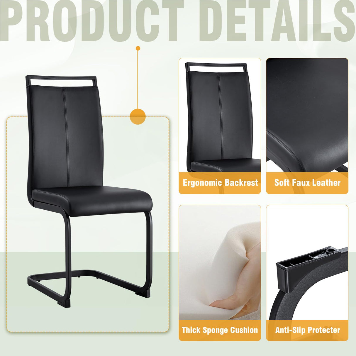 CGHIJDM 71'' Dining Table Set for 6,Modern Dining Room Table Set for 6,Marble Dining Table with 6 PU Leather Dining Chairs,Gold Dining Room Table with Glossy V-Shaped Base Ideal for Kitchen CGHIJDM