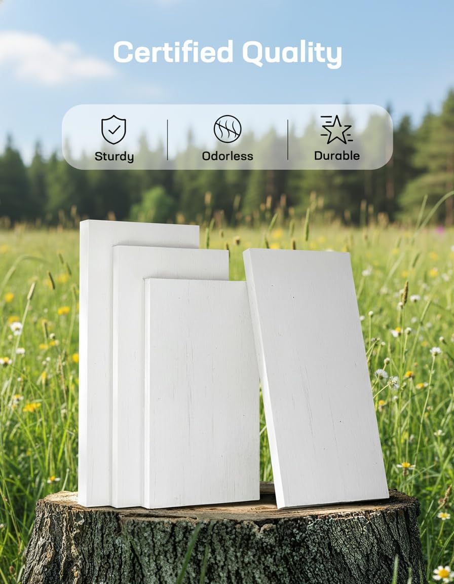 Marsail Farmhouse 6 Drawer Dresser, Wood Chest of Drawers with Natural Texture, Smooth Gliding Drawers, Versatile Storage Organizer Cabinet for Bedroom & Living Room, White and Brown Marsail