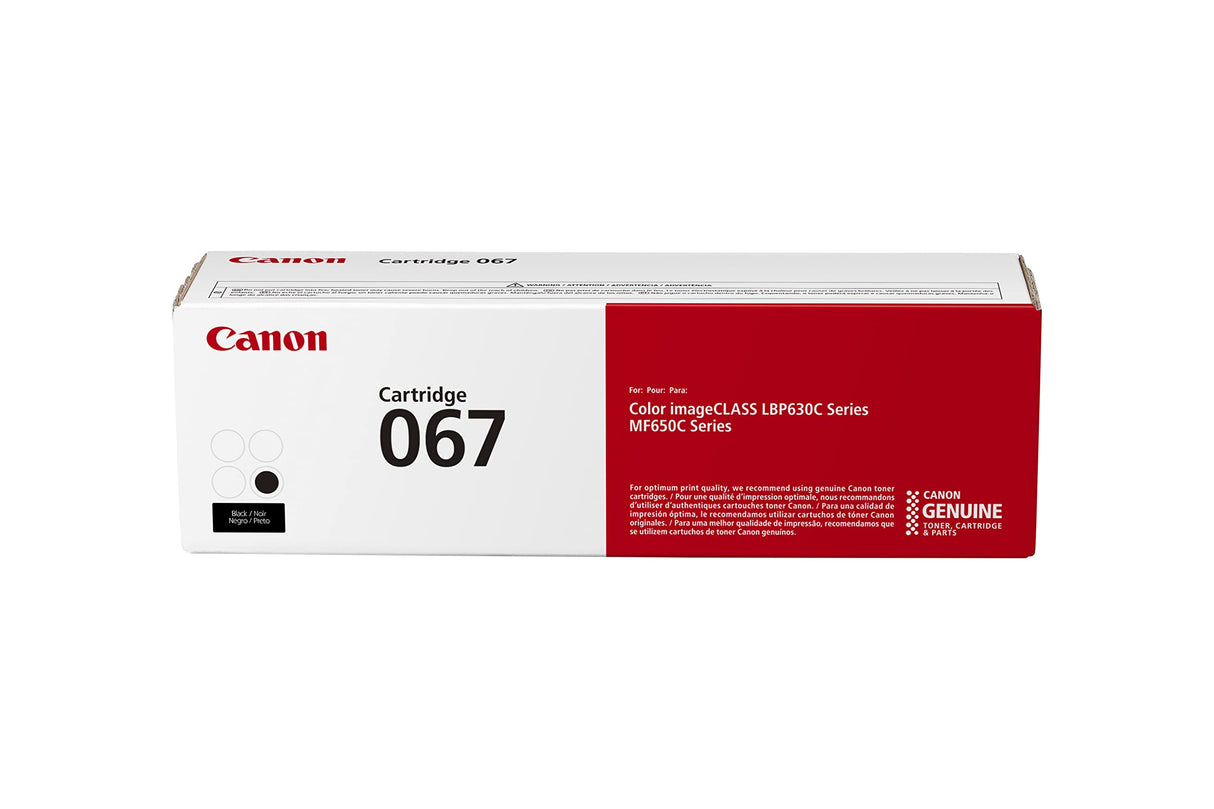 Canon 067 Black Toner Cartridge, Compatible to MF656Cdw, MF654Cdw, MF653Cdw, LBP633Cdw and LBP632Cdw Printers Canon
