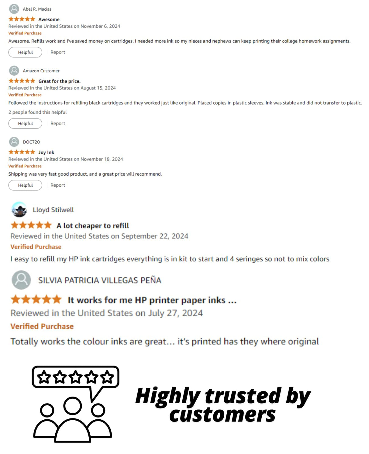 JoyPrinting Ink Refill Kit for HP Printer Cartridges HP 67 60 61 62 63 65 950 951 952 962 920 901 902 932 933 934 940 Refillable Ink Cartridges CISS System (5 x 100ml, Black, Cyan, Magenta, Yellow) JoyPrinting