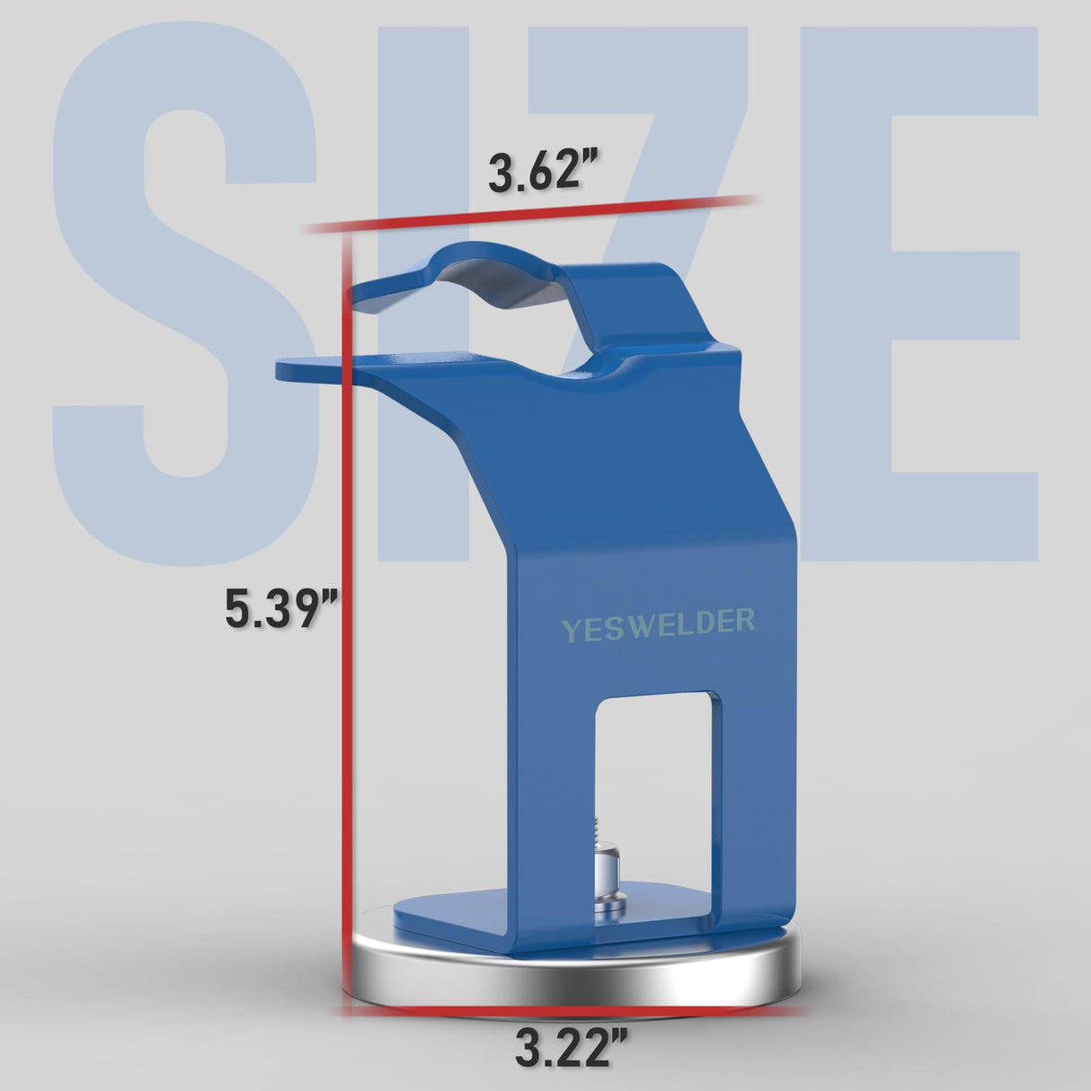 YESWELDER Magnetic MIG Welding Torch Holder Support Welder Stand for MIG Torch Welding Gun Holder with Strong Magnet Base YESWELDER