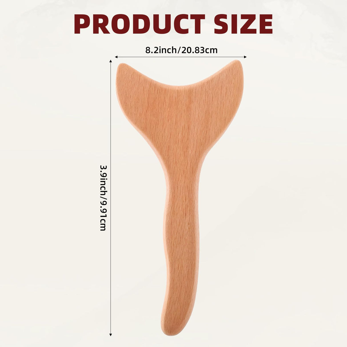 Body Gua Sha Tools Wood Therapy Massage Tool Lymphatic Drainage Massager Cellulite Remover Body Sculpting Tool One Handed Body Sculpting Tools for Anti-Cellulite Muscle Tension Release WY LIGHTING LEVEL