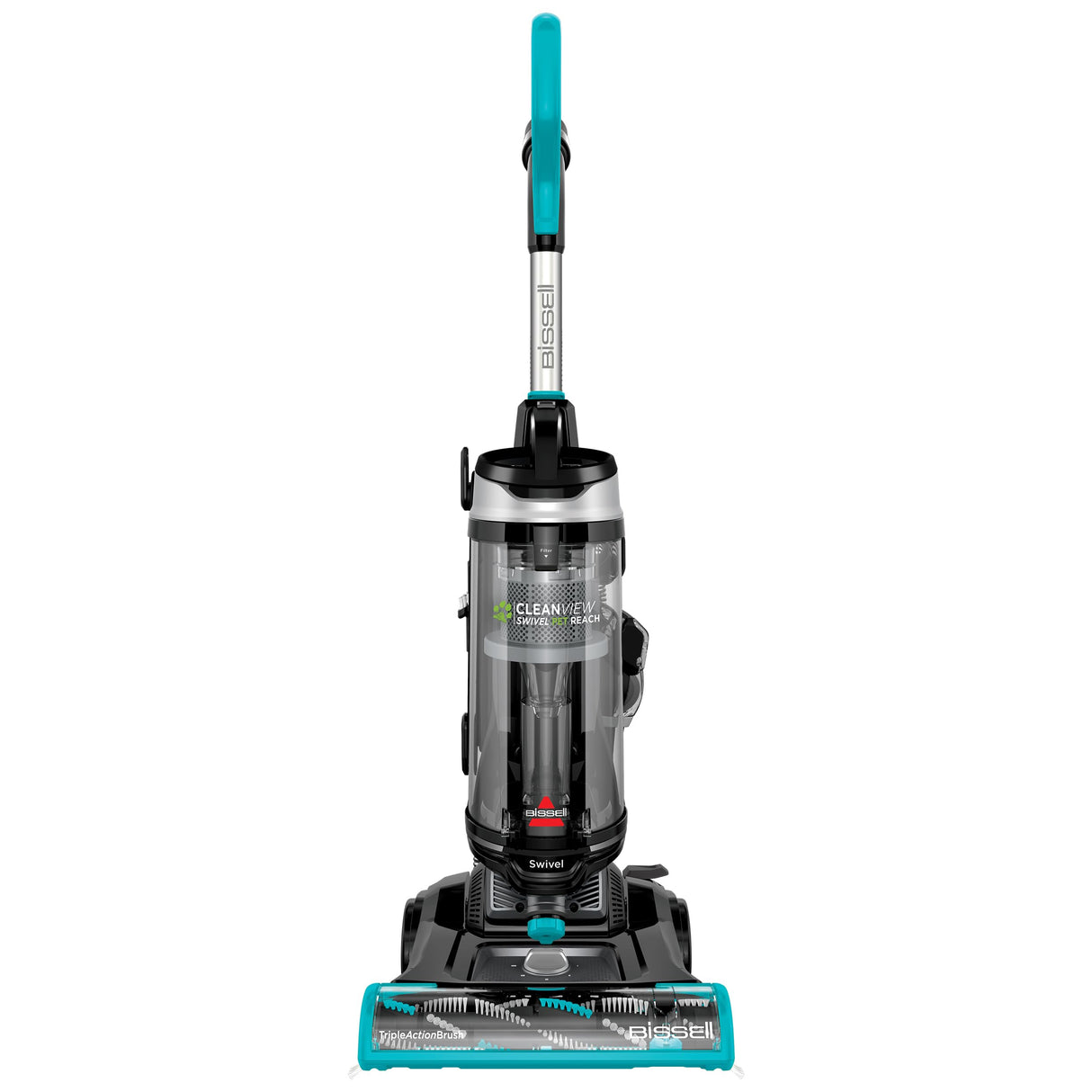 Bissell CleanView Swivel Pet Reach Full-Size Vacuum Cleaner, with Quick Release Wand, & Swivel Steering, 3198A, Color May Vary Bissell