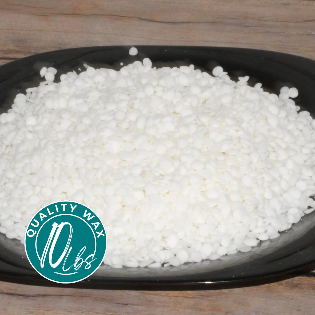 Direct Candle Supply 10lb Melt Pellets, Soy Wax for Candle Making, Soy Wax for Melts, Candle Making Wax Bulk, Paraffin Wax for Candle Making, Great for Melts, Tarts, Pillars and More! Direct Candle Supply