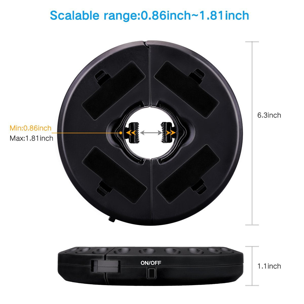 OYOCO Patio Umbrella Light 3 Brightness Modes Cordless 28 LED Lights-4 x AA Battery Operated,Umbrella Pole Light for Patio Umbrellas,Camping Tents or Indoor Use OYOCO