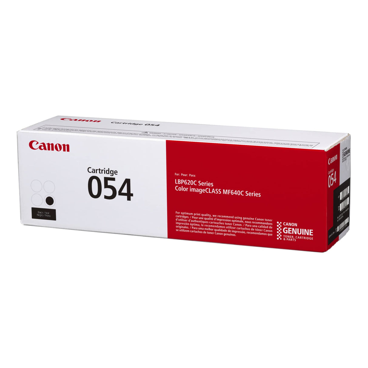 Canon Genuine Toner, Cartridge 054 Black (3024C001) 1 Pack Color imageCLASS MF641Cdw, MF642Cdw, MF644Cdw, LBP622Cdw Laser Printers Canon
