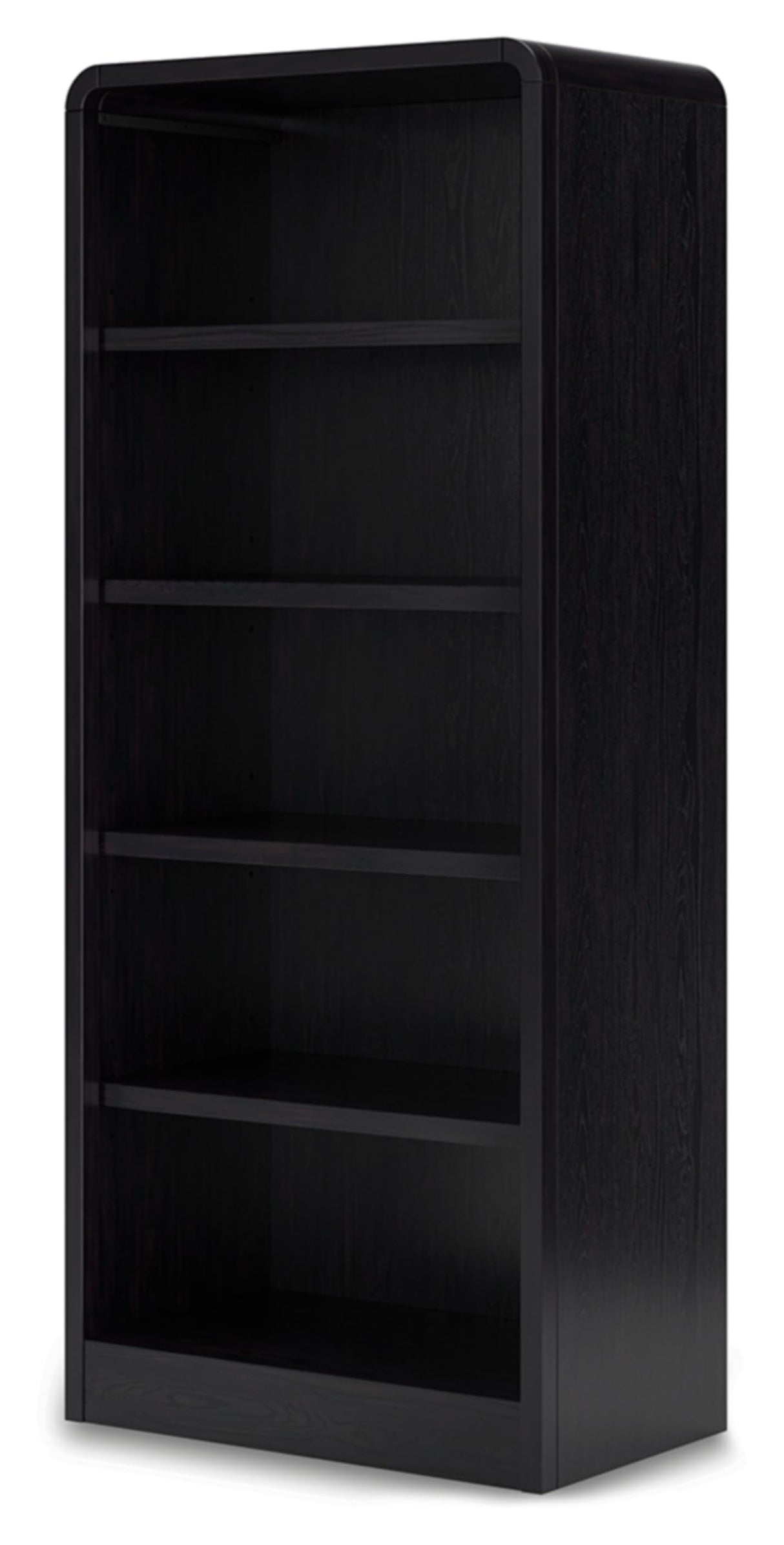 Signature Design by Ashley Rowanbeck Modern Freestanding 5-Tier 72" Bookcase with 3 Adjustable Shelves, Black Signature Design by Ashley