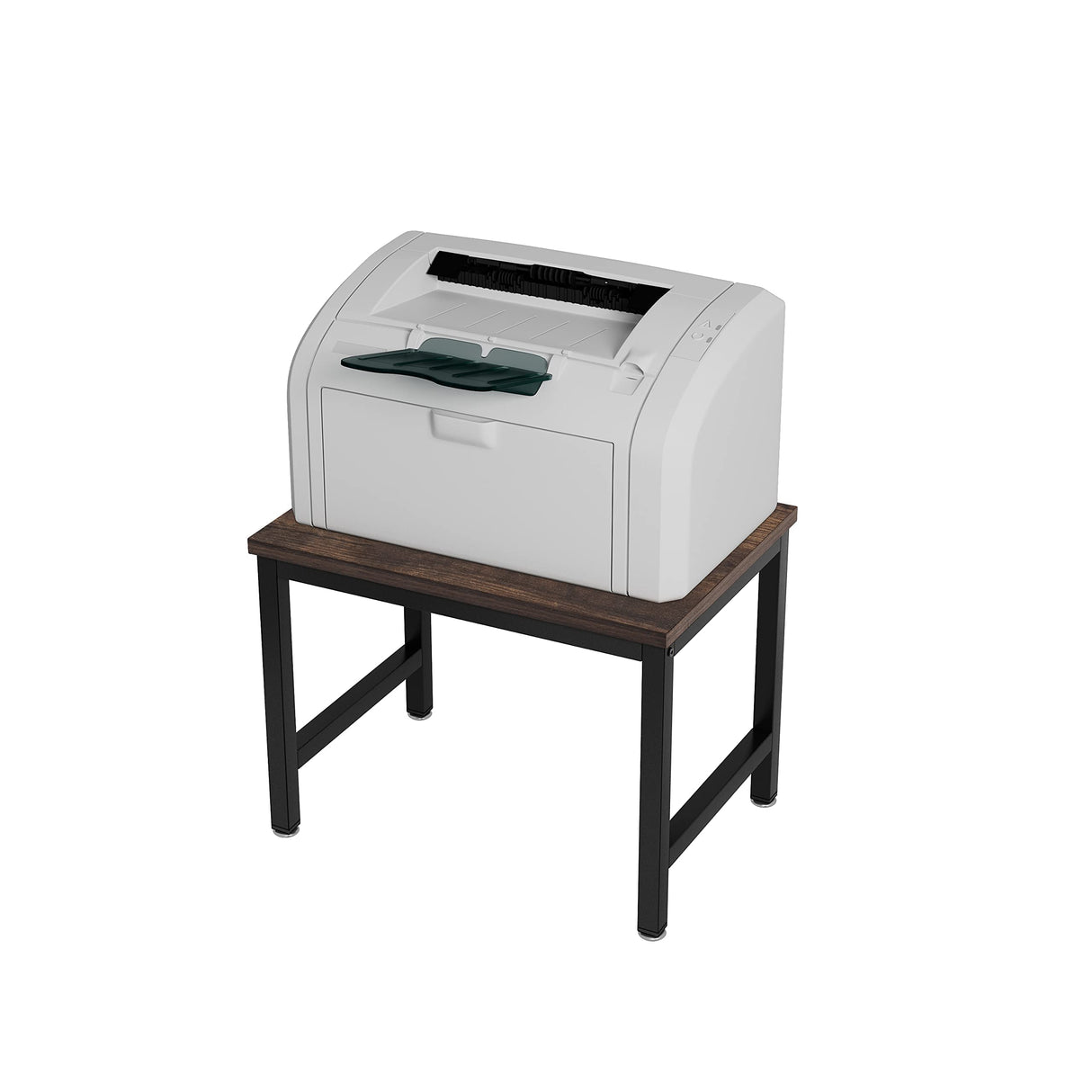 JOIN IRON Printer Stand, Desktop Stand for Printer, Storage Shelf, Book Shelf and File Shelf for Home Office (BRN) JOIN IRON