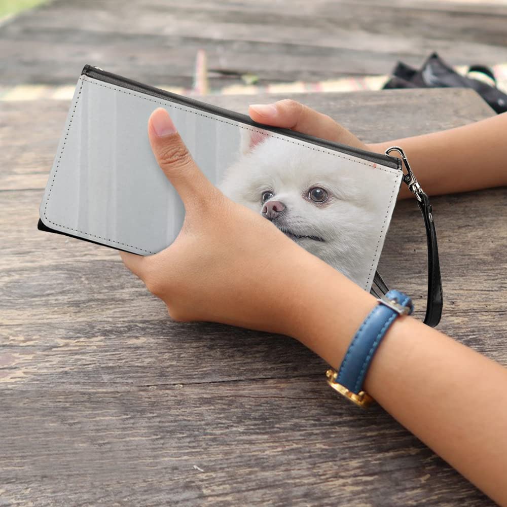 Sublimation Heat Transfer Wallet Blank, Fashion Clutch Wallets, Large Capacity Secure Buckle Leather Clutch Wallet, Wristlet Bag, DIY Craft Long Purse for Man Woman Father's Day Gift Chihutown