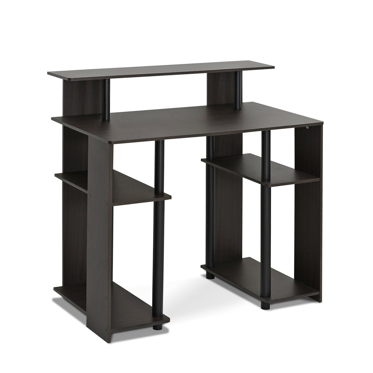 Furinno JAYA Simple Design Computer Writing Desk, Walnut Furinno