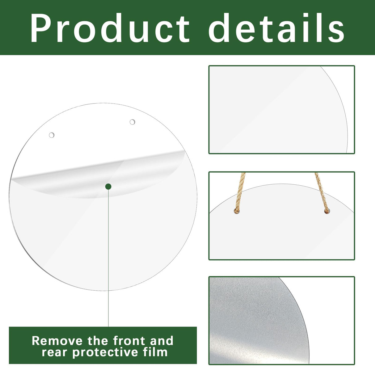 10 pcs metal sublimation door hanger blanks,10 inch circle Unfinished Blank Sign Door Hanger,sublimation ornament blanks decorative door hanger,blank door hangers,sublimation metal sign blanks GEKIXUTP