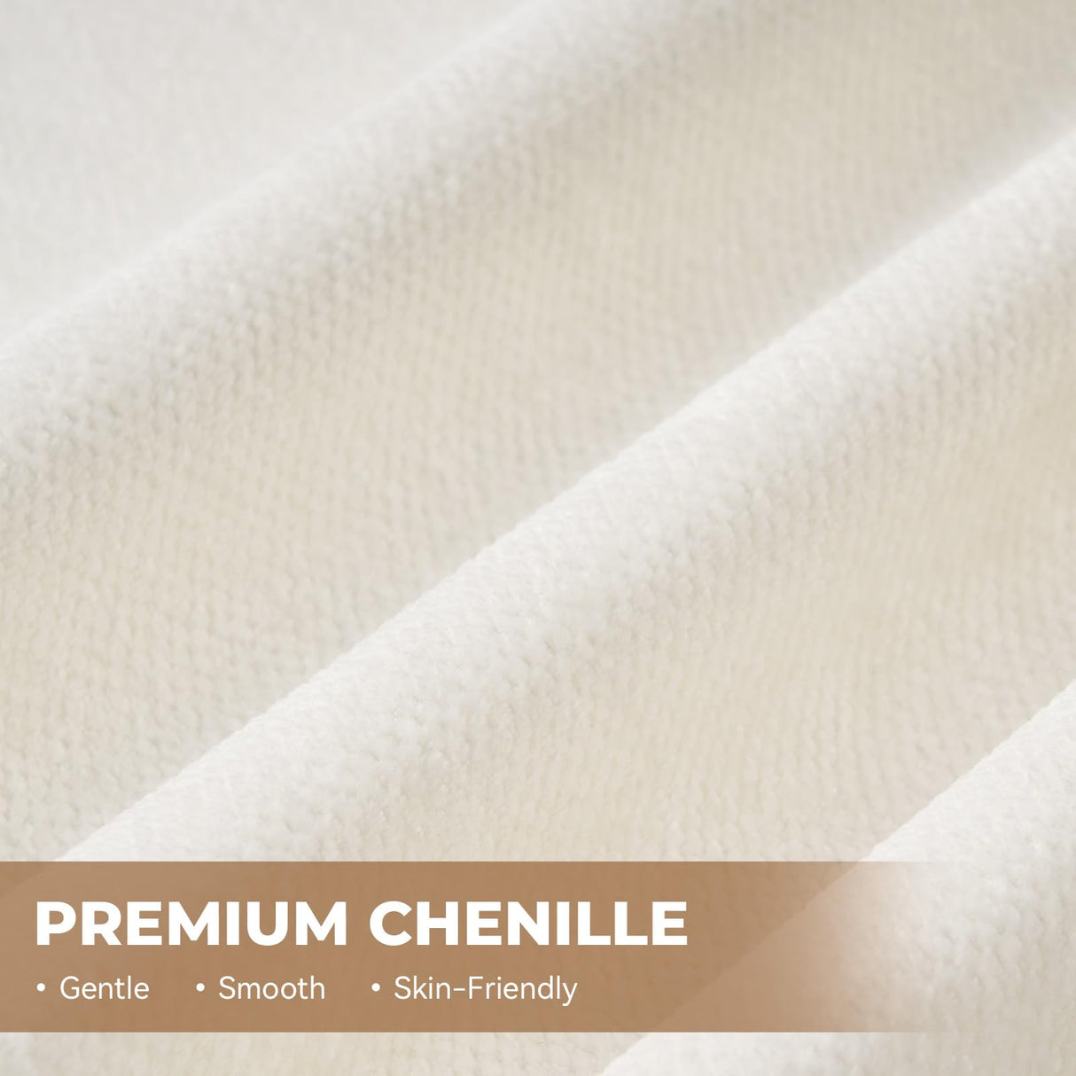 Daluvenix 107" Modern Boneless Couch with L - Shaped Chaise, Comfy Chenille Modular Sectional Sofa with Tufted Design, Deep Seat Upholstered Sofa Bed, No - Assembly Sectional Couch, White Daluvenix