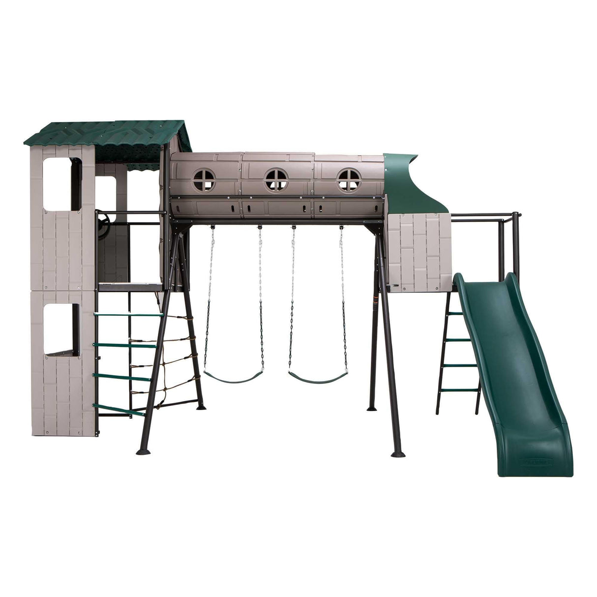 Lifetime Adventure Tunnel Swing Set Playset Lifetime