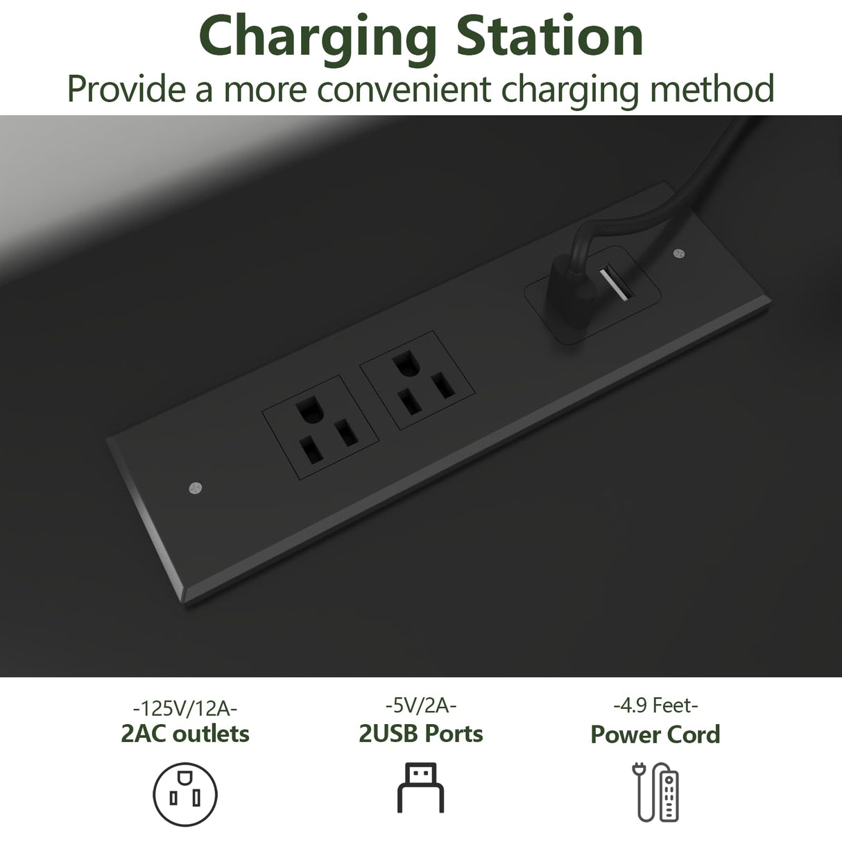 9 Drawer Dresser with Power Outlet, Dresser with LED Light, Modern Chest of Drawers for Closet, Double Wide Drawer Organizer Cabinet for Bedroom, Living Room, Entryway, Hallway (Black, 9 Drawers) Gyfimoie