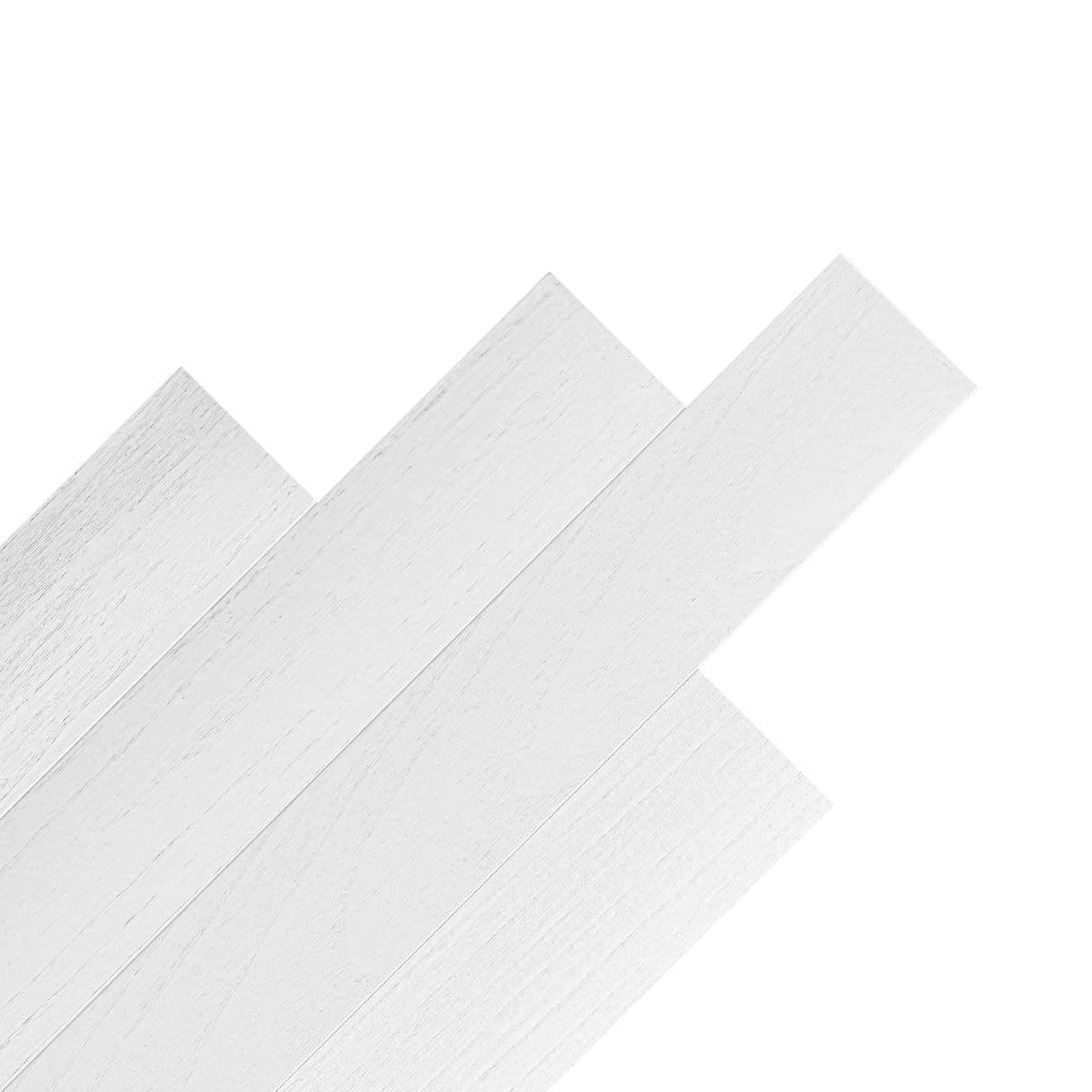 Luxdecor Real Wood Planks for Wall- White Shiplap Boards 5" Peel and Stick Shiplap Boards 10 Pieces Wall Shiplap Planks Board 12.5 Sq Ft Luxdecor
