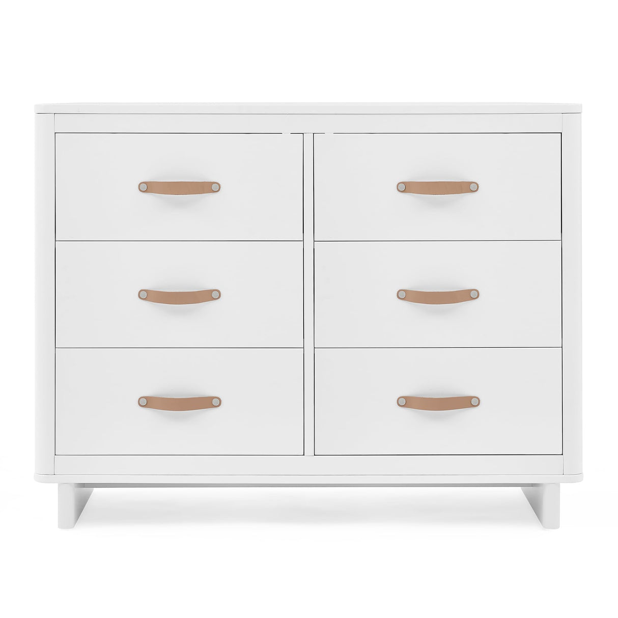 babyGap Skye 6 Drawer Dresser with Interlocking Drawers by Delta Children - Greenguard Gold Certified, Bianca White Delta Children