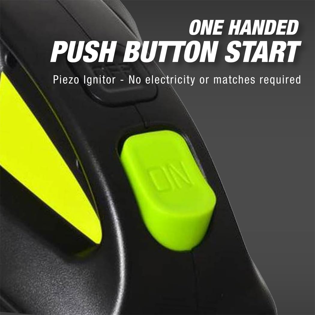 Mr. Heater F242010 MH4GC 4000 BTU Golf Cart Heater, Wind-Resistant With ODS And Tip-Over Safety Switch & Cup Holder Adapter - Silver and Black Mr. Heater