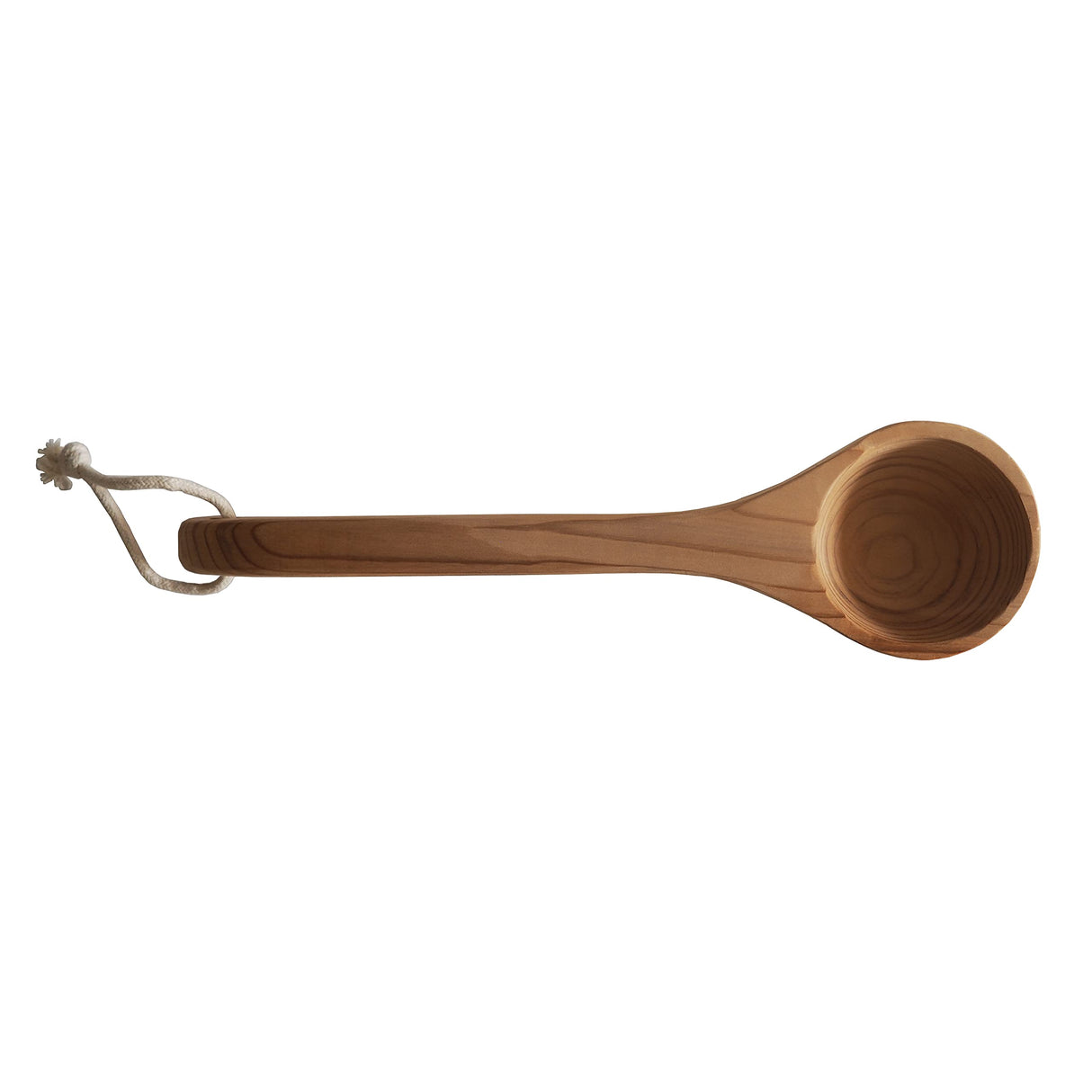 HSE Curved Cedar Sauna Ladle (100ml, Red Cedar) Home Sauna Experience