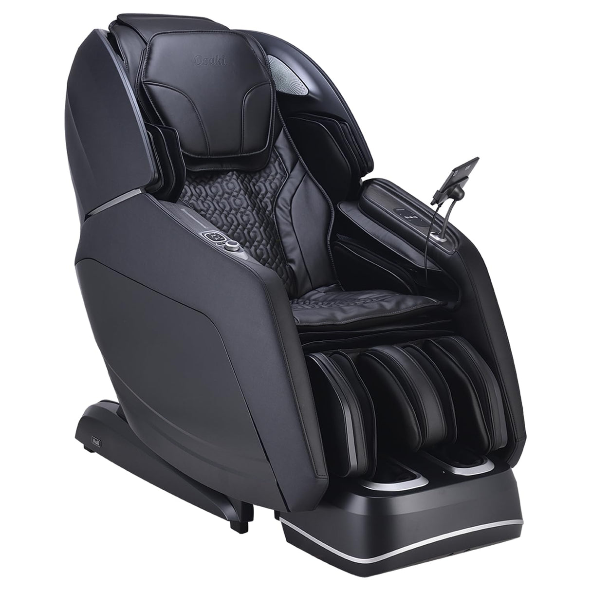 Osaki 4D Manhattan Duo Mech | Full Body Massage | 4D & 3D Duo | Zero Gravity | Auto Footrest | Auto & Manual Massage | Space Saving (Black) Osaki