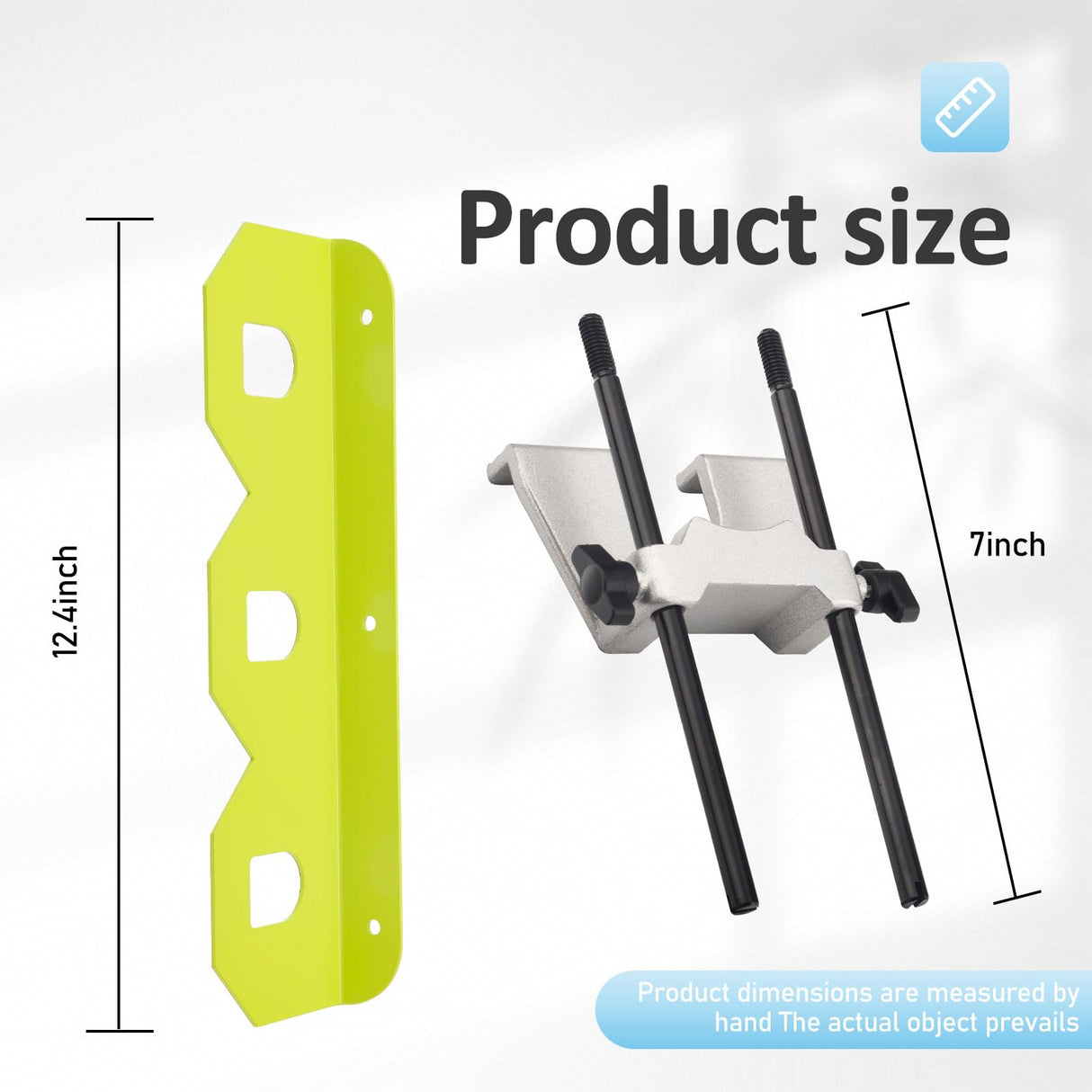 DECKMAN 204358001 Edge Guide Assembly & Battery Holder Kit Compatible with Ryobi P601 P206 18V One+ Trim Router, Pcl424, Pcl424B, for Ridgid R2401, Battery Holder Fit 18V Batteries DECKMAN