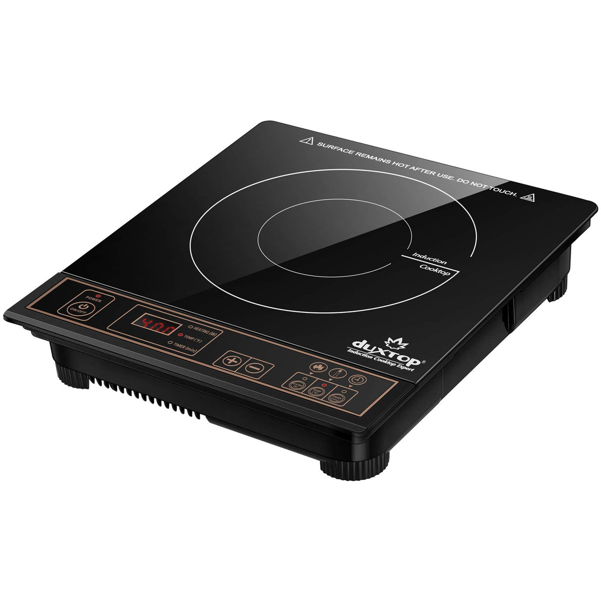 Duxtop 1800W Portable Induction Cooktop Countertop Burner, Gold 8100MC/BT-180G3 duxtop
