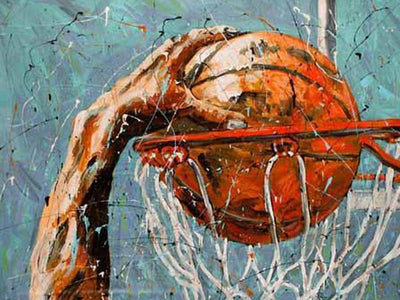 Beaudio DIY 5D Diamond Art Painting Kits Basketball Lover Full Drills for Adults, Cross Stitch Crystal Rhinestone Embroidery Pictures Arts Craft for Home Wall Decor Gift(Slam Dunk 15.7 by 11.8 in)