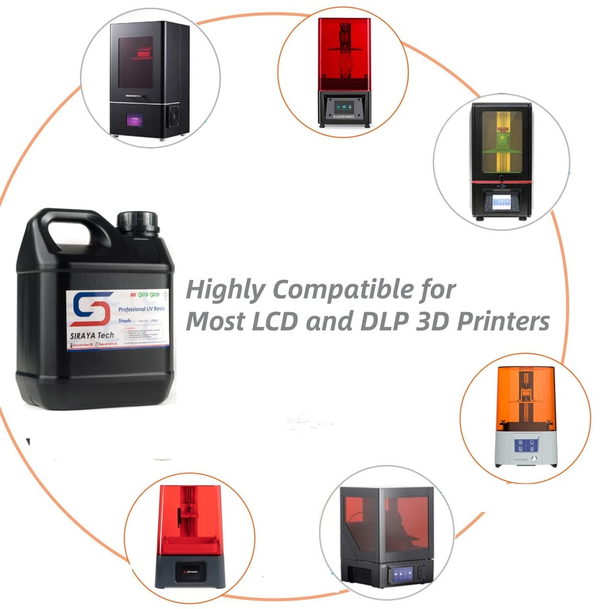 Siraya Tech Simple Water Washable 3D Printer Resin, Low Odor, Easy to Print, High Resolution, Non-Brittle, for MSLA, LCD, DLP 3D Printers - Easy to Clean, Aqua Cleaning Gray Resin (Grey V2, 2kg) Siraya Tech