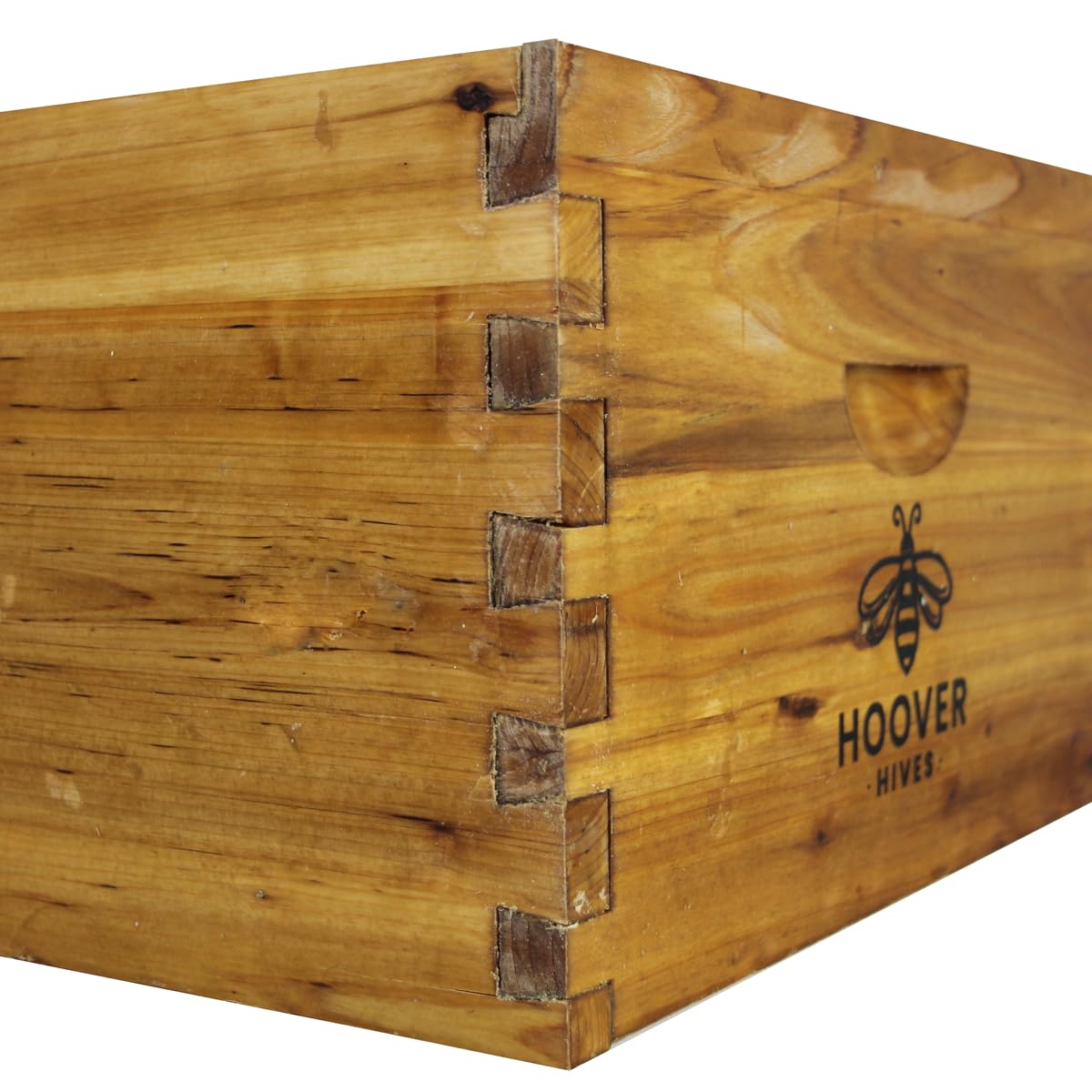Hoover Hives: The Original Beeswax Coated Beehive Kit. Includes 1 Deep & 1 Medium Boxes with Wooden Frames & Heavy Wax Coated Foundations. Easy Assembly with Predrilled Holes & Screws (Unassembled) Hoover Hives