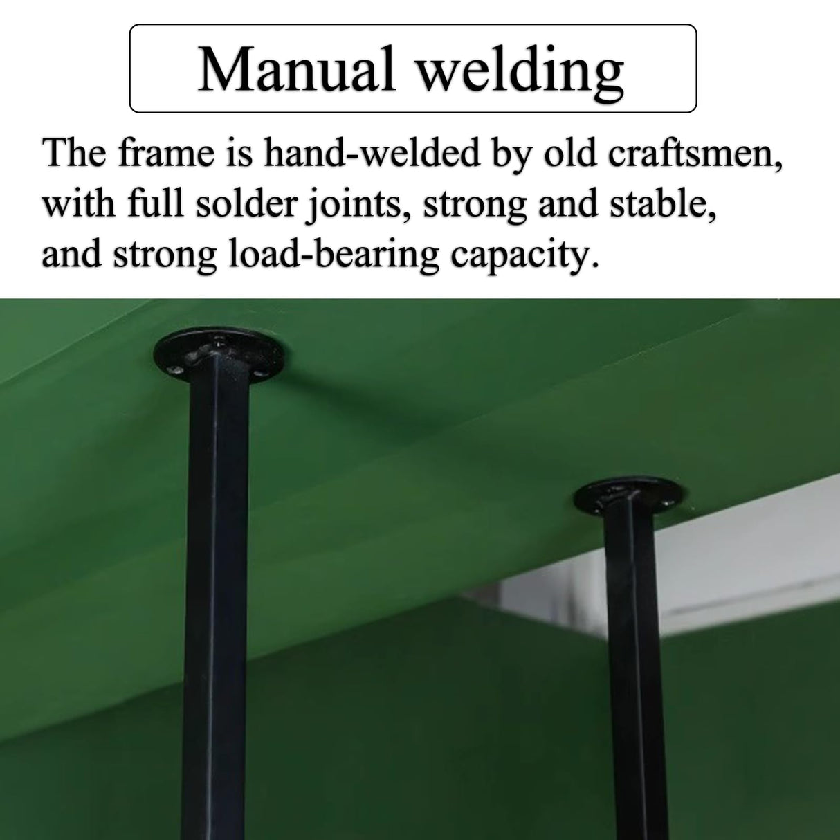 Altovexis 32X12 in Ceiling Shelf Bracket, 2 Two Tier U Shape Hanging Storage Shelves Mounted Decor Bookshelf Flower Plant Stand Display Racks No Planks for Room Bedroom Kitchen Garage Bar Bistro Altovexis