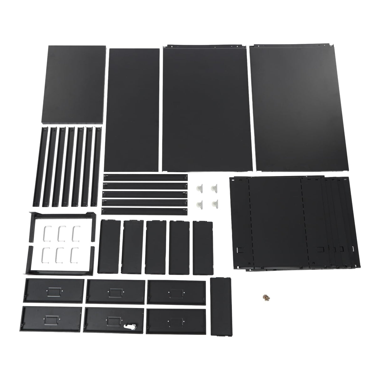 KJNHhugH 6 Drawers File Cabinet with Lock & Wheels, Mobile Metal Filing Cabinet Vertical File Cabinet Under Desk Filing Cabinets for Home Office fits Legal/Letter/A4 Size, 11x16x27in (Black) KJNHhugH