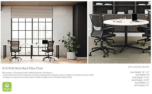 GOF 6FT, 8FT, 10FT Conference Table & Chair (G10705B) Set, Dark Cherry, Espresso, Artisan Grey, Mahogany, Walnut (8ft Table with 6 Chairs, Espresso) GOF