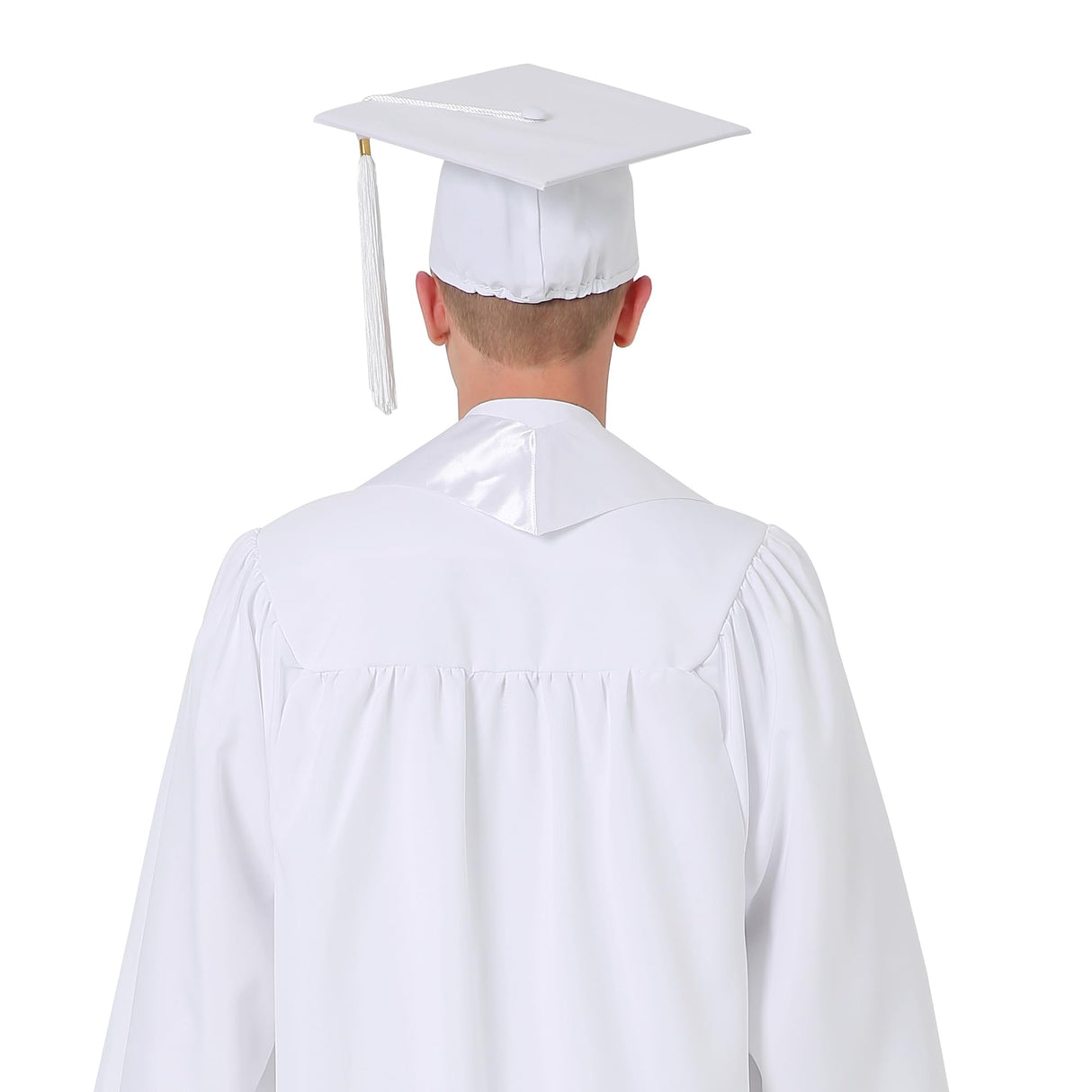 GraduatePro White Sublimation Blank Graduation Stole Sash 72 Inches Long GraduatePro