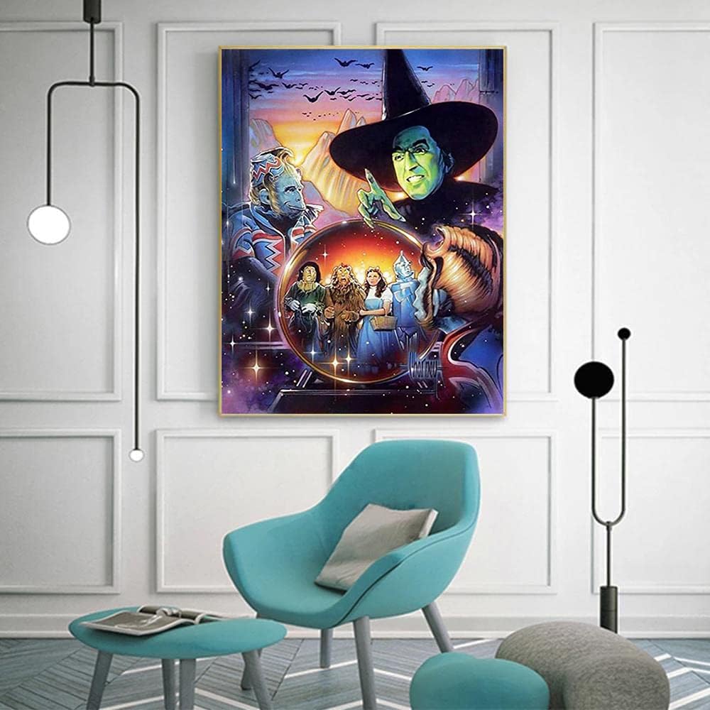 DIYPAINTING 5D Diamond Art Painting by Number Kits Wizard Movie of Oz 16X20 Painting Cross Stitch Full Drill Crystal Rhinestone Embroidery Pictures Arts Craft for Home Wall Decor Generic