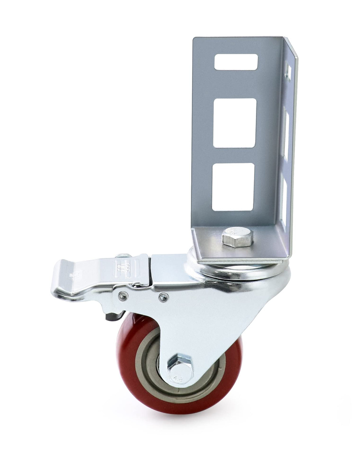 QWORK Storage Rack Caster Wheels, 8 Pack 3" Heavy Duty 500 lb. Max Total Capacity Storage Shelf Accessories, Fit for Boltless Self Locking Shelving Racks QWORK