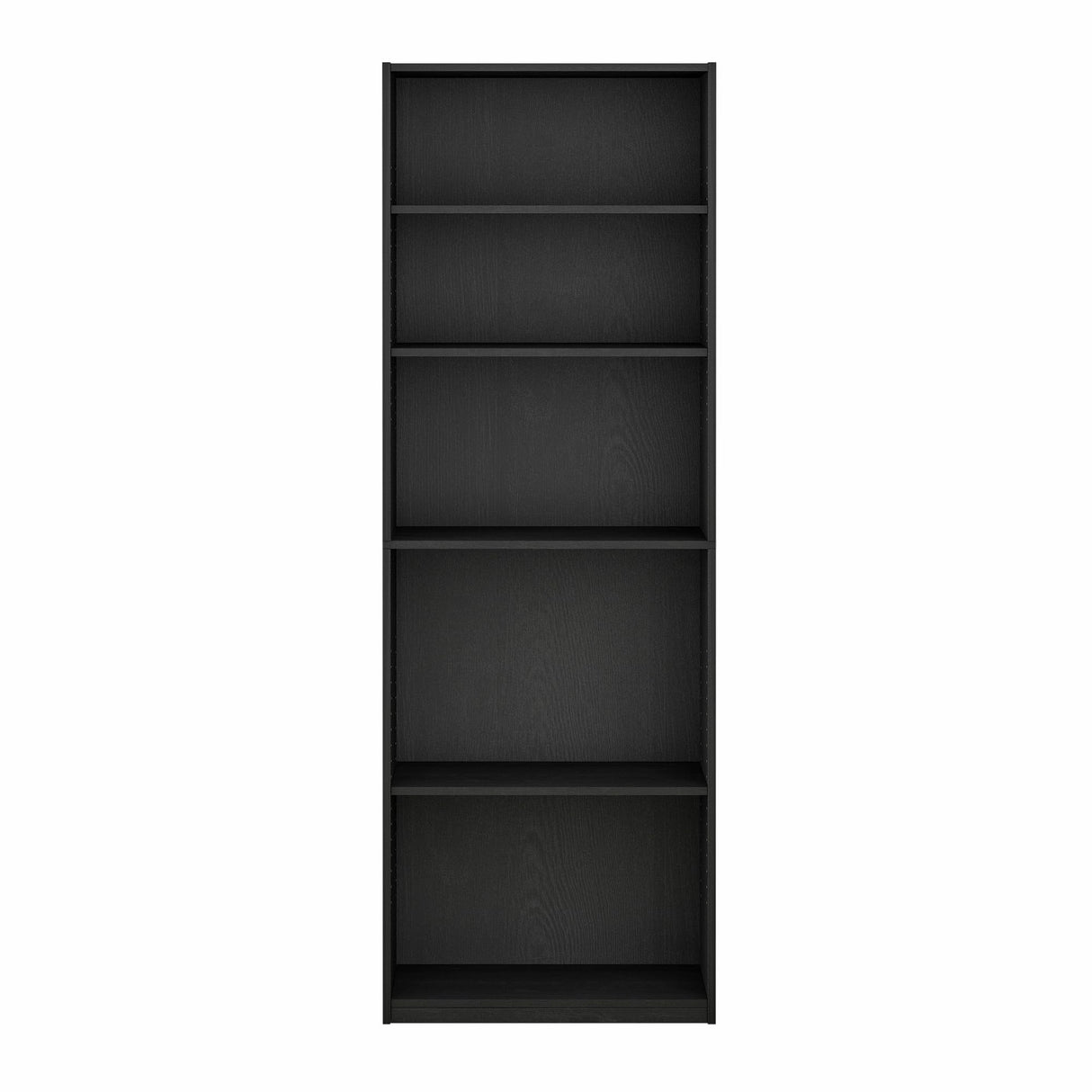FURINNO JAYA Simply Home 5-Shelf Bookcase, 5-Tier, Black Furinno
