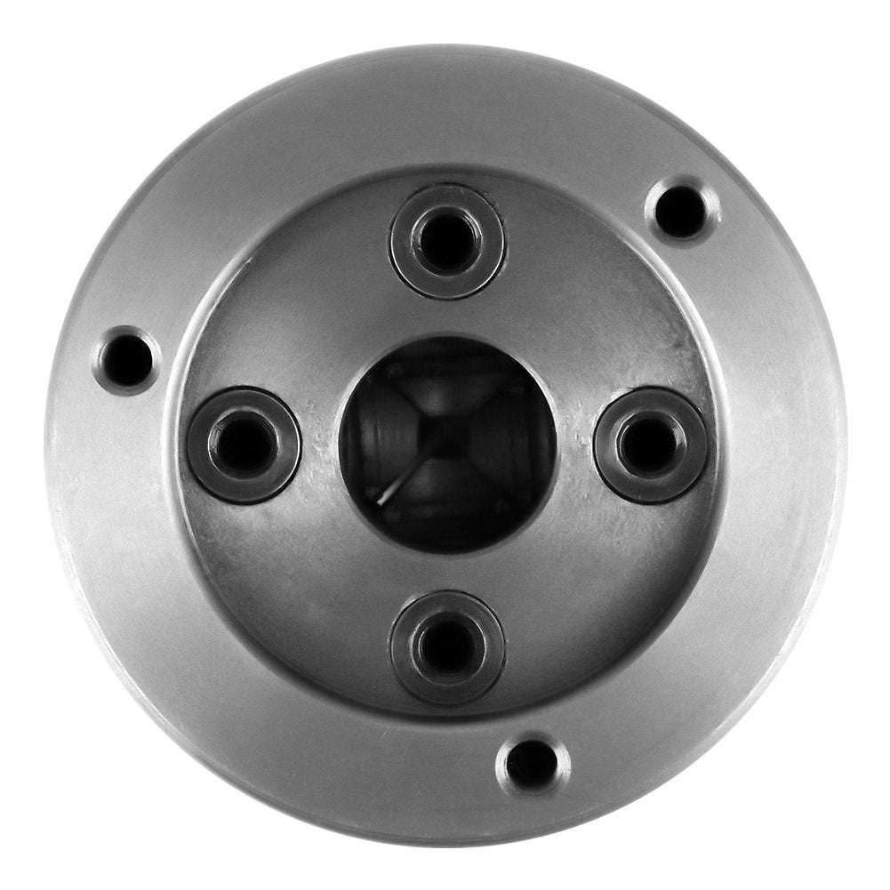 4 Jaw Lathe Chuck, Metal Lathe Chuck Independent with Reversible Jaw K72-80 Turning Machine Replacement Parts 4000r/min Hilitand