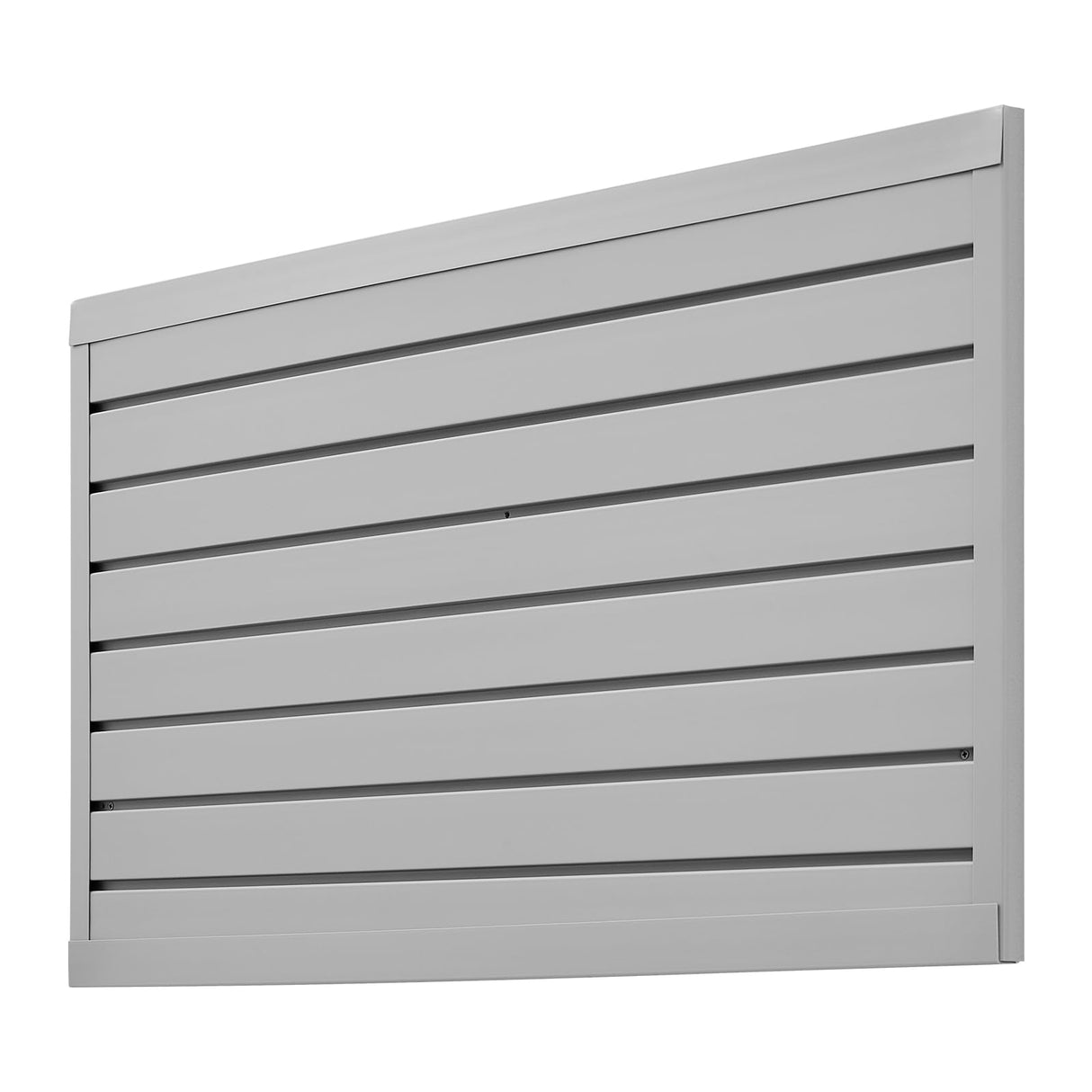 VEVOR Slat Wall Paneling, 2 x 4 ft, PVC Garage Slatwall with Modular Design, Grey Slat Wall Easy-to-Install Adjustable Slatwall Panel with Coupling Structure & DIY Cutting, Fits for Storage & Display VEVOR