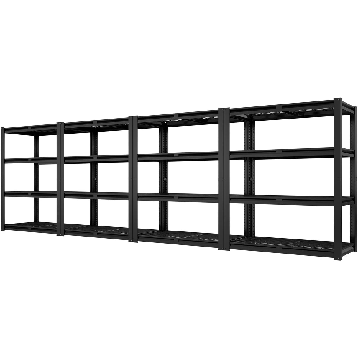 skillmaid 4 Tier Garage Shelving Heavy Duty Wire Storage Shelves Adjustable Industrial Metal Shelving Unit Utility Shelf for Garage, Warehouse, Basement,Pantry,Commercial, 40" W x 20" D x 59" H 4Pack skillmaid